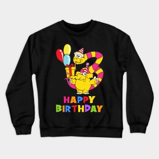 3rd Birthday Party 3 Year Old Three Years Crewneck Sweatshirt